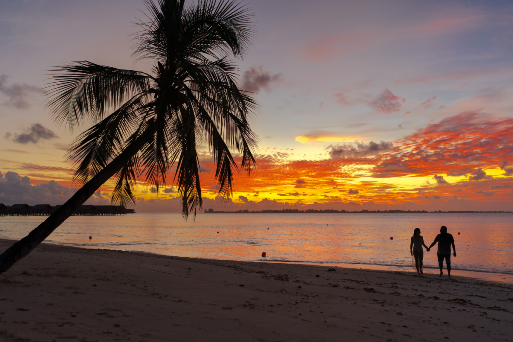 couple on beach